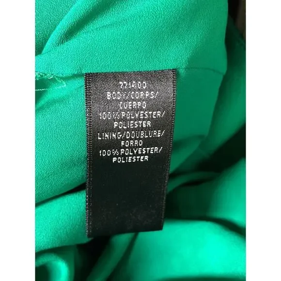 Cynthia Rowley Emerald Dress Sleeveless Cutout Mini Fit & Flare A-Line Green 6